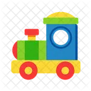 Toy Train Kids Playful Icon