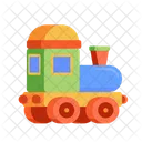 Toy Train Kids Playful Icon