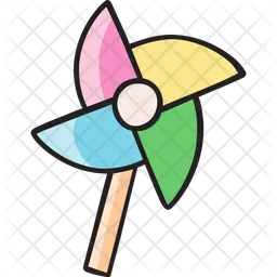 Toy windmill  Icon