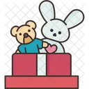 Toys Giftbox Kids Symbol