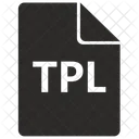 Tpl File Format Icon