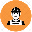 Trabajador De La Construccion Streamline Kameleon Icono