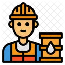 Trabajador Refineria De Petroleo Avatar Icono