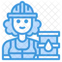 Trabajador Refineria De Petroleo Avatar Icono