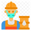 Trabajador Refineria De Petroleo Avatar Icono