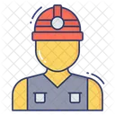 Trabajador Jornalero Mineria Icon