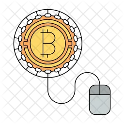 Trabajador bitcoin  Icono