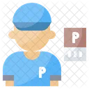 Trabajador de estacionamiento  Icon