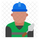 Trabajador De La Construccion Trabajo Avatar Icono