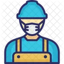 Ingeniero Mano De Obra Trabajador Icono