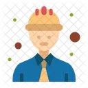 Trabajador de línea  Icono