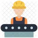 Trabajador De Linea Linea Trabajador Icono