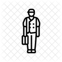 Trabajador De Fabrica Temprano Icono