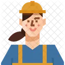 Ocupacion Avatar Trabajador Icono