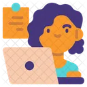 Trabajar Estudiar Recados Icono