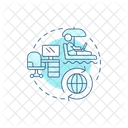 Conceptos De Pantallas De Aplicacion Nomada Digital Icon