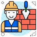 Trabajador Constructor Trabajador Icono