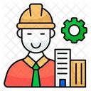 Trabajador Constructor Trabajador Icono