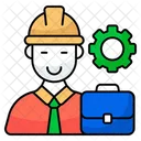 Trabajador Constructor Trabajador Icono