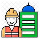 Trabajador Constructor Trabajador Icono