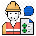 Trabajador Constructor Trabajador Icono