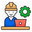 Trabajador Constructor Trabajador Icono