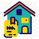 Trabajo A Domicilio Hogar Aprendizaje Icono