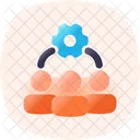 Trabajo En Equipo Icono