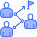 Trabajo En Equipo Equipo Estrategia Ícone