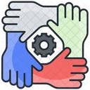 Trabajo En Equipo Icono
