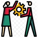 Trabajo En Equipo Equipo Grupo Icono