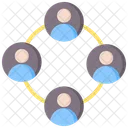 Trabajo en equipo  Icono