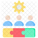 Trabajo en equipo  Icono