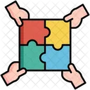 Trabajo en equipo  Icono