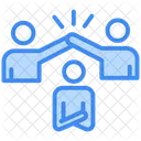 Trabajo En Equipo Icono