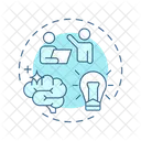 Organización del trabajo en equipo  Icono