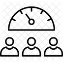 Velocidad De Trabajo En Equipo Analisis Software Icono
