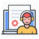 Trabajo en línea  Icon