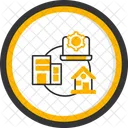 Trabajo Hibrido Trabajo Remoto Trabajo Remoto Y En La Oficina Trabajo Flexible Trabajo Combinado Trabajo Remoto Y En La Oficina Hibrido Icono