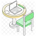Trabajo Remoto Lugar De Trabajo Espacio De Trabajo Icon