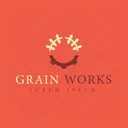 Marca De Grano Insignia De Grano Logotipo De Grano Icono