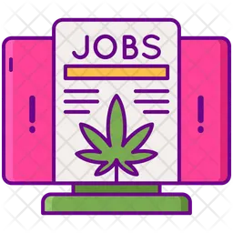 Trabajos de marihuana  Icono
