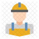 Trabalhador Mao De Obra Engenheiro Ícone