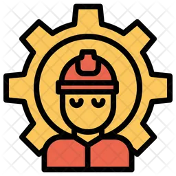 Trabalhador de engenharia  Icon