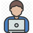 Autonomo Empregado Emprego Ícone