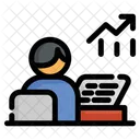 Trabalhando Trabalho Homem Ícone