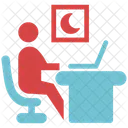 Trabalhando Trabalho Negocios Ícone