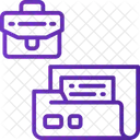 Trabalho Arquivo Pasta Ícone