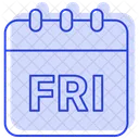 Dia Semana Calendario Icon