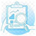 Relatorio De Pesquisa Descoberta De Relatorio Pesquisa De Palavras Chave Ícone